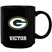 Black Green Bay Packers 11oz. Personalized Mug