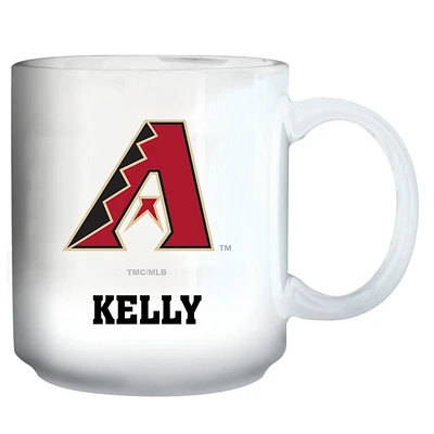 White Arizona Diamondbacks 11oz. Personalized Mug