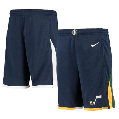 Youth Nike Navy Utah Jazz 2020/21 Swingman Shorts - Icon Edition