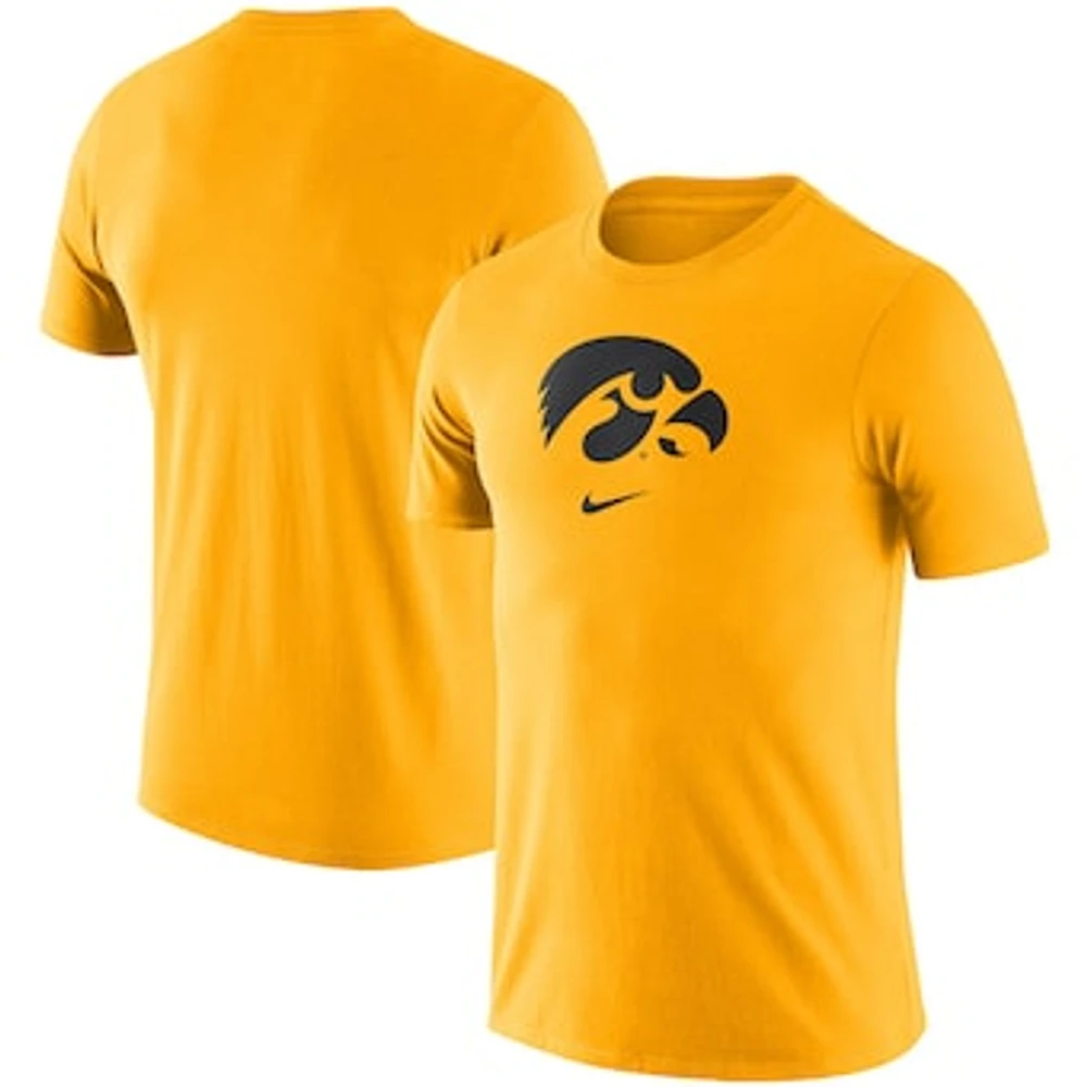 Men's Nike Gold Iowa Hawkeyes Essential Logo T-Shirt