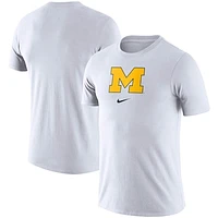 Men's Nike White Michigan Wolverines Essential Logo T-Shirt