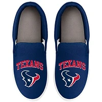 Women's FOCO Houston Texans Big Logo Slip-On Sneakers