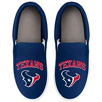 Women's FOCO Houston Texans Big Logo Slip-On Sneakers