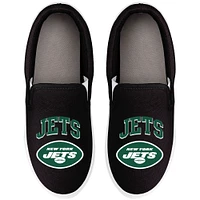 Women's FOCO New York Jets Big Logo Slip-On Sneakers