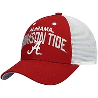 Youth Crimson Alabama Crimson Tide Lockup Trucker Adjustable Hat