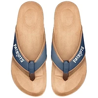 Men's FOCO New England Patriots Cork Flip Flops