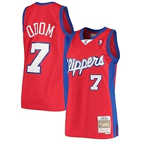 Men's Mitchell & Ness Lamar Odom Red LA Clippers 2000/01 Hardwood Classics Swingman Jersey