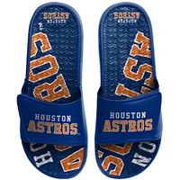 Men's FOCO Houston Astros Wordmark Gel Slide Sandals