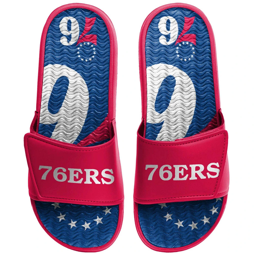 Youth FOCO Philadelphia 76ers Gel Slide Sandals