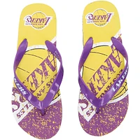 FOCO Los Angeles Lakers Big Logo Flip-Flops