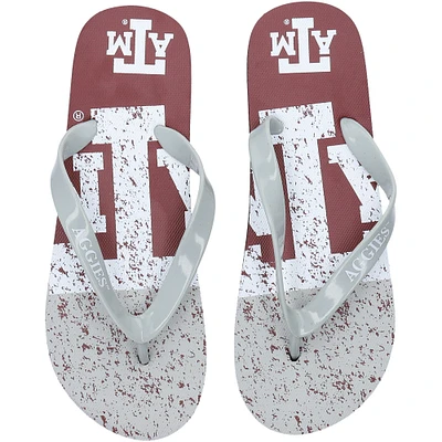 FOCO Texas A&M Aggies Big Logo Flip-Flops