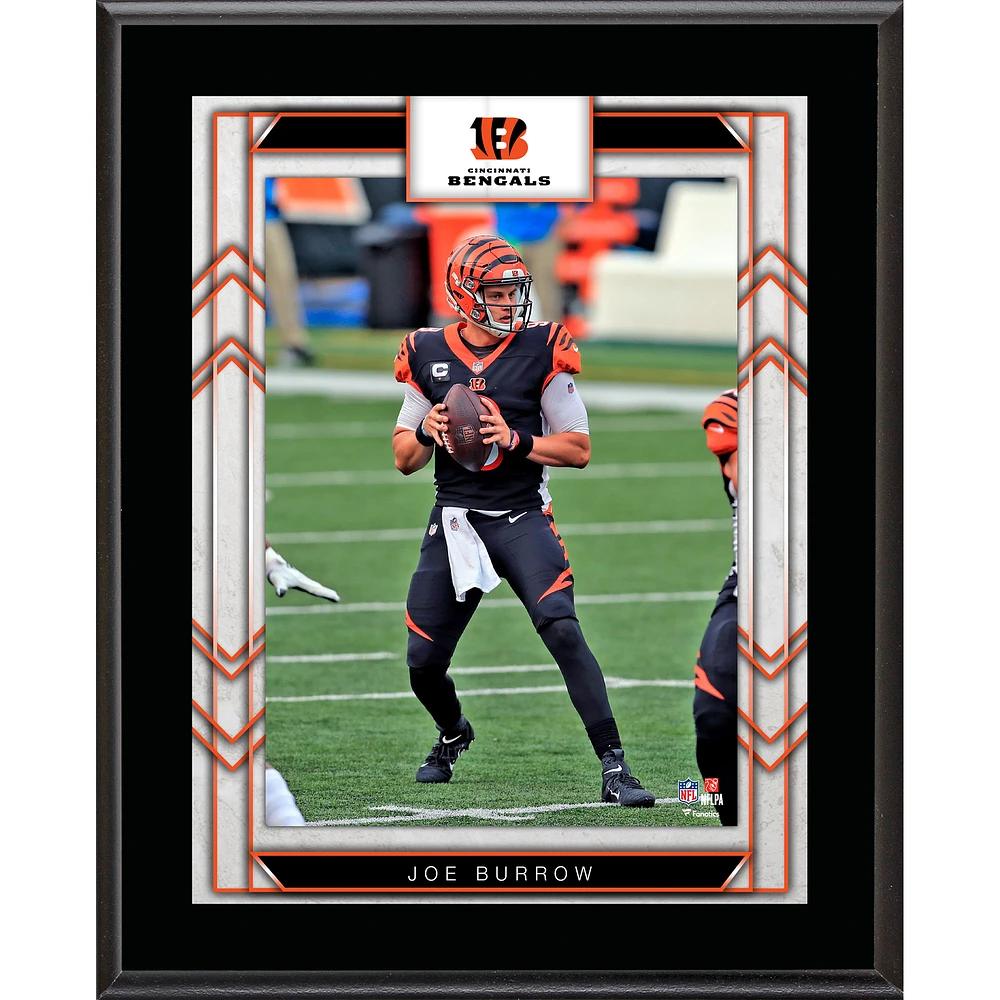 Joe Burrow Cincinnati Bengals 10.5" x 13" Player Sublimated Plaque