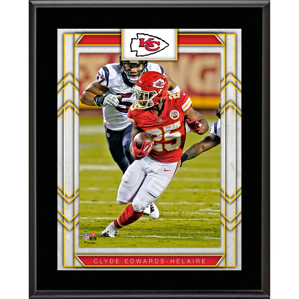 Clyde Edwards-Helaire Kansas City Chiefs 10.5" x 13" Player Sublimated Plaque