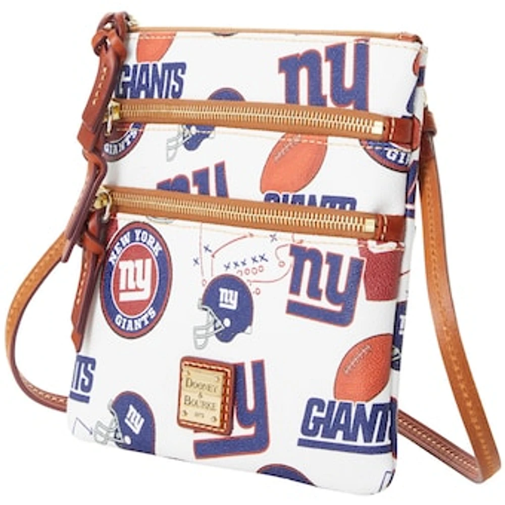 Women's Dooney & Bourke New York Giants Triple-Zip Crossbody Bag