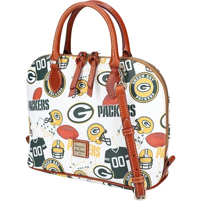 Women's Dooney & Bourke Green Bay Packers Gameday Zip Zip Satchel