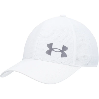 Men's Under Armour White Flawless Performance Flex Hat