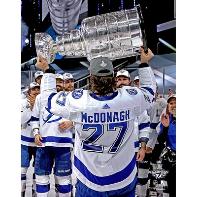 Ryan McDonagh Tampa Bay Lightning Unsigned 2020 Stanley Cup Champions Raising Photograph