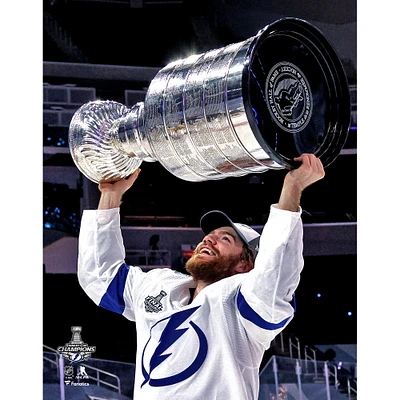 Brayden Point Tampa Bay Lightning Unsigned 2020 Stanley Cup Champions Raising Photograph