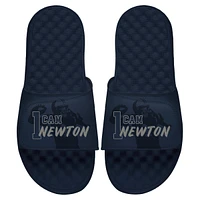 Youth ISlide Cam Newton Navy NFLPA Tonal Pop Slide Sandals