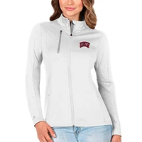 Women's Antigua White/Silver UNLV Rebels Generation Full-Zip Jacket