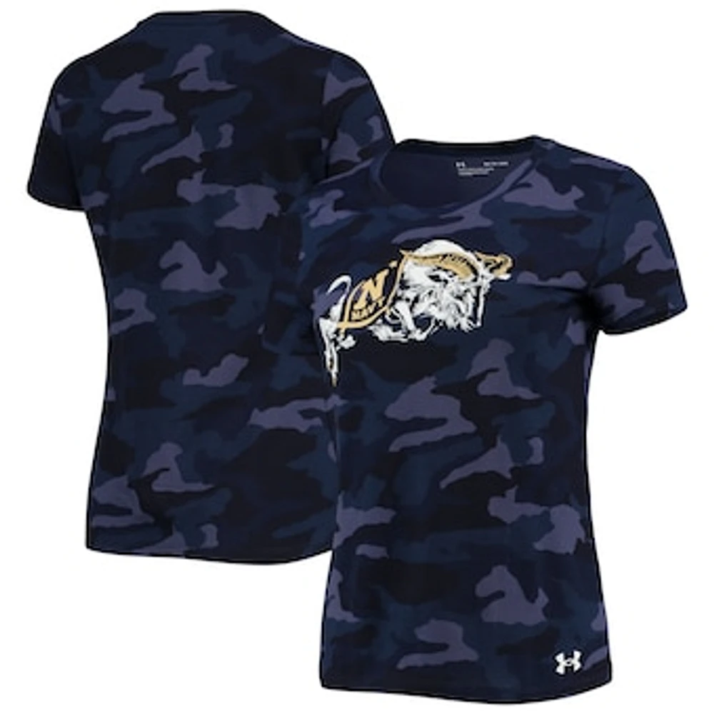 Women's Under Armour Camo Navy Midshipmen T-Shirt