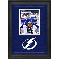Victor Hedman Tampa Bay Lightning Deluxe Framed Autographed 8" x 10" 2020 Stanley Cup Champions Raising Cup Photograph