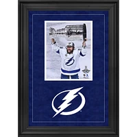 Nikita Kucherov Tampa Bay Lightning Deluxe Framed Autographed 8" x 10" 2020 Stanley Cup Champions Raising Cup Photograph