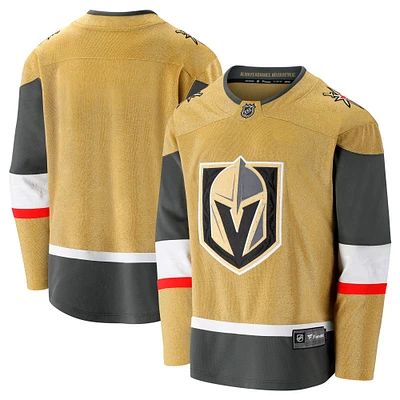 Men's Fanatics Gold Vegas Golden Knights 2020/21 Home Premier Breakaway Jersey