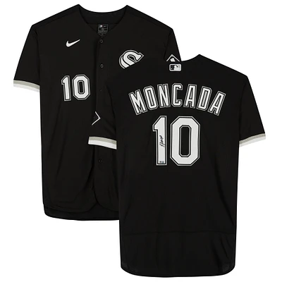 Yoan Moncada Chicago White Sox Autographed Black Nike Authentic Jersey