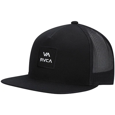 Men's RVCA Black All The Way X - Snapback Hat