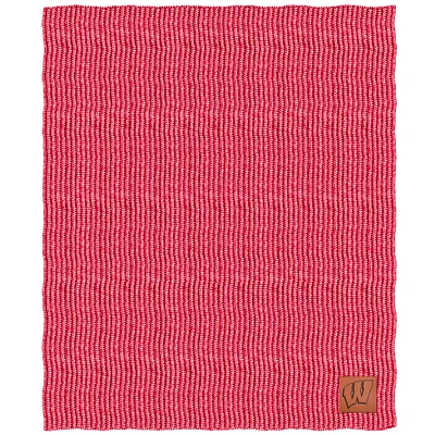 Wisconsin Badgers 60'' x 70'' Two-Tone Knit Blanket