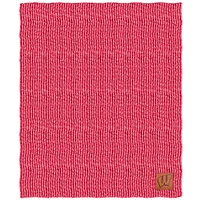 Wisconsin Badgers 60'' x 70'' Two-Tone Knit Blanket
