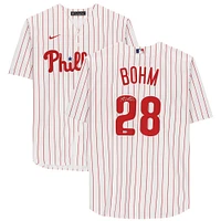 Alec Bohm Philadelphia Phillies Autographed White Nike Replica Jersey