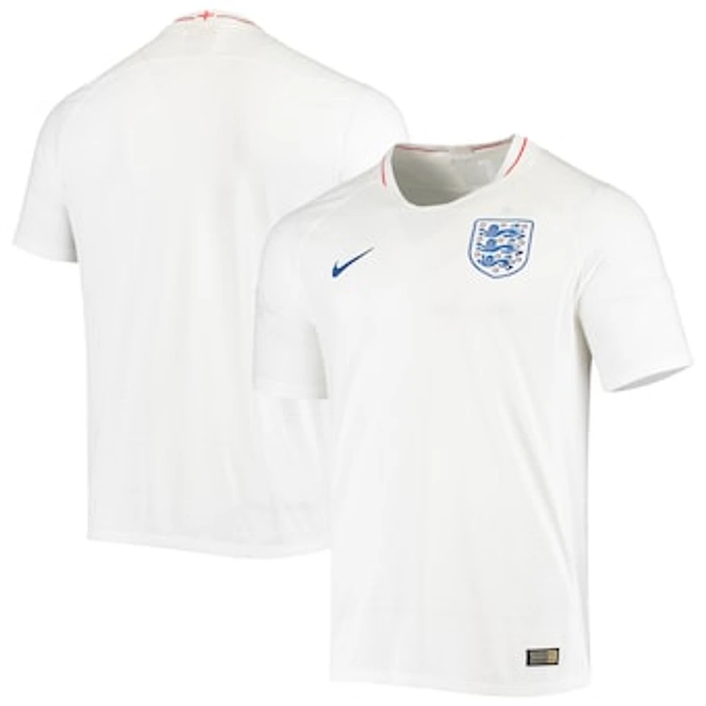 Men's Nike White England National Team 2018 Authentic Home Jersey