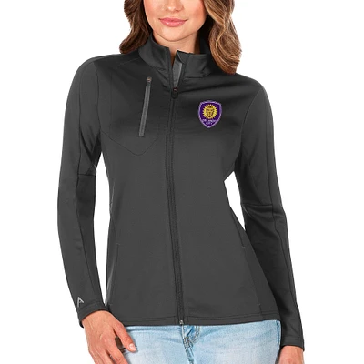 Women's Antigua /Silver Orlando City SC Generation Full-Zip Jacket