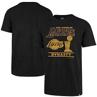 Men's '47 Black Los Angeles Lakers 2020 NBA Finals Champions Scrum Dynasty T-Shirt