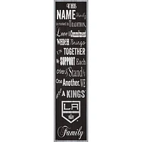 Los Angeles Kings 6'' x 24'' Personalized Family Banner Sign