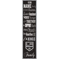 Los Angeles Kings 6'' x 24'' Personalized Family Banner Sign