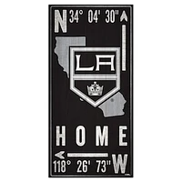 Los Angeles Kings 6'' x 12'' Team Coordinate Sign