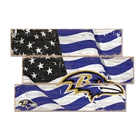 Baltimore Ravens 3-Plank Team Flag