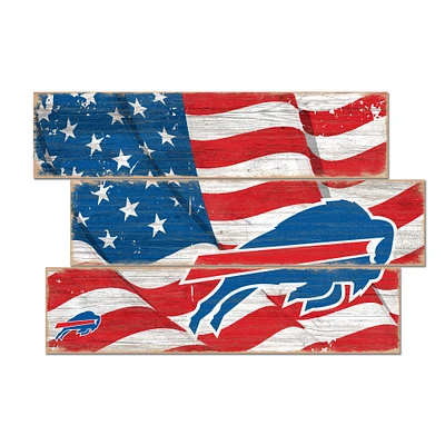 Buffalo Bills 3-Plank Team Flag