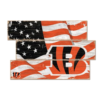 Cincinnati Bengals 3-Plank Team Flag