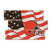 Cleveland Browns 3-Plank Team Flag