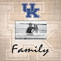 Kentucky Wildcats 10'' x 10'' Burlap Pattern Frame