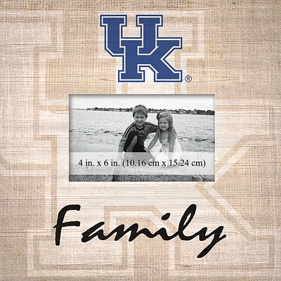 Kentucky Wildcats 10'' x 10'' Burlap Pattern Frame