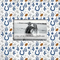Indianapolis Colts 10'' x 10'' Floral Pattern Frame