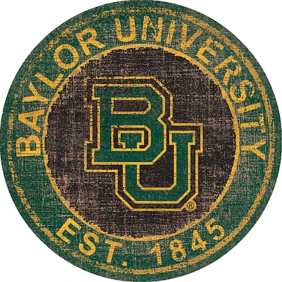 Baylor Bears 24'' Round Heritage Logo Sign