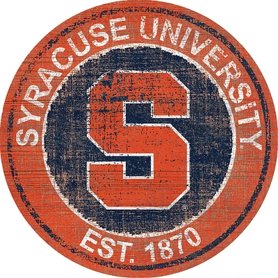 Syracuse Orange 24'' Round Heritage Logo Sign