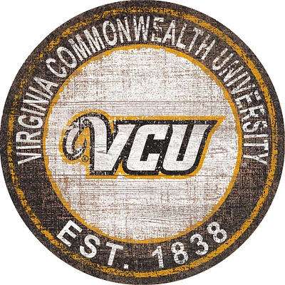 VCU Rams 24'' Round Heritage Logo Sign