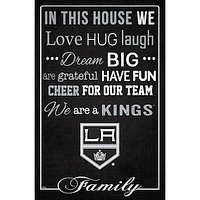 Los Angeles Kings 17'' x 26'' In This House Sign